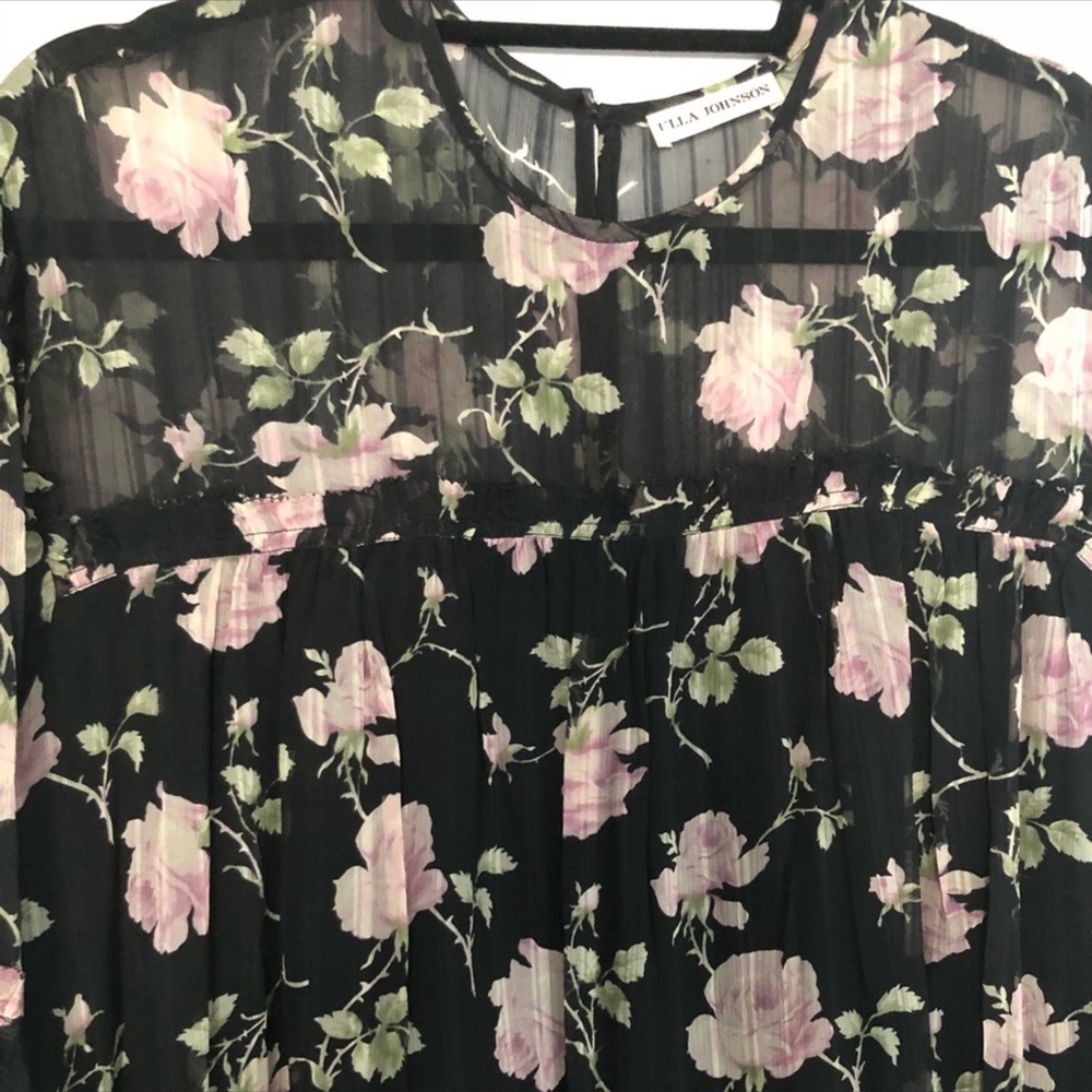 Ulla Johnson Dahlia Floral Mini Dress Sz S/4 - Picture 5 of 6